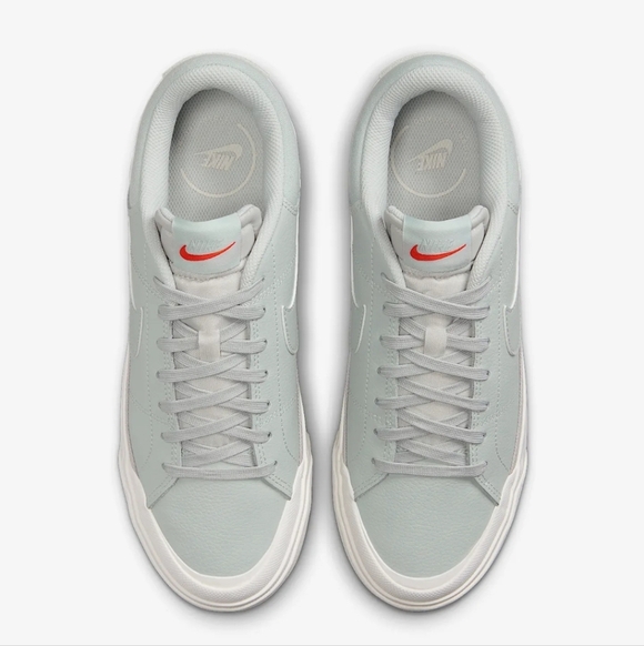 Women's Bling Nike Court Legacy Lift Green Sneaker made with Crystals Custom - Picture 4 of 6